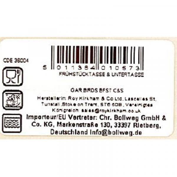 Jumbotasse Garden Birds von Roy Kirkham 450ml